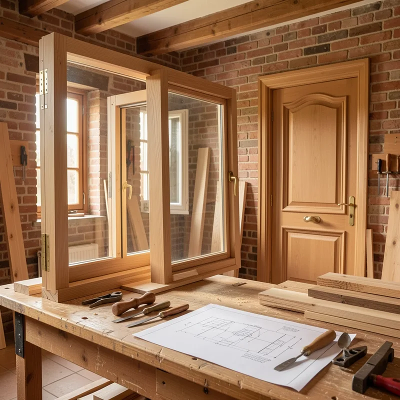 Portes et fenêtres sur mesure : prix 2026, étapes de fabrication et conseils d'artisan