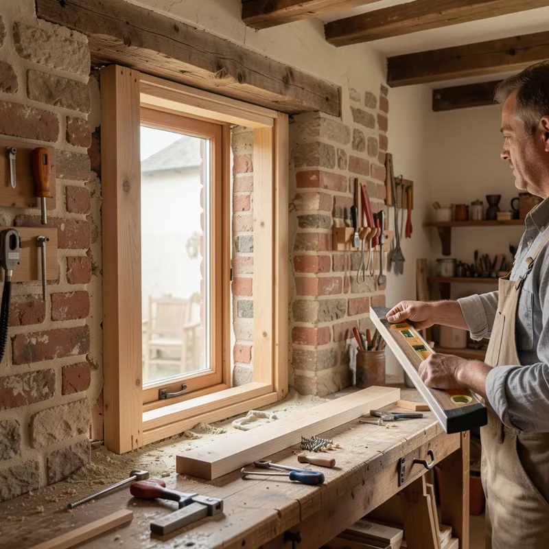 Poser une fenêtre en bois : méthode, étapes et prix 2026